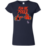 T-Shirts Navy / S Run the Pools Junior Slimmer-Fit T-Shirt