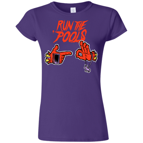 T-Shirts Purple / S Run the Pools Junior Slimmer-Fit T-Shirt