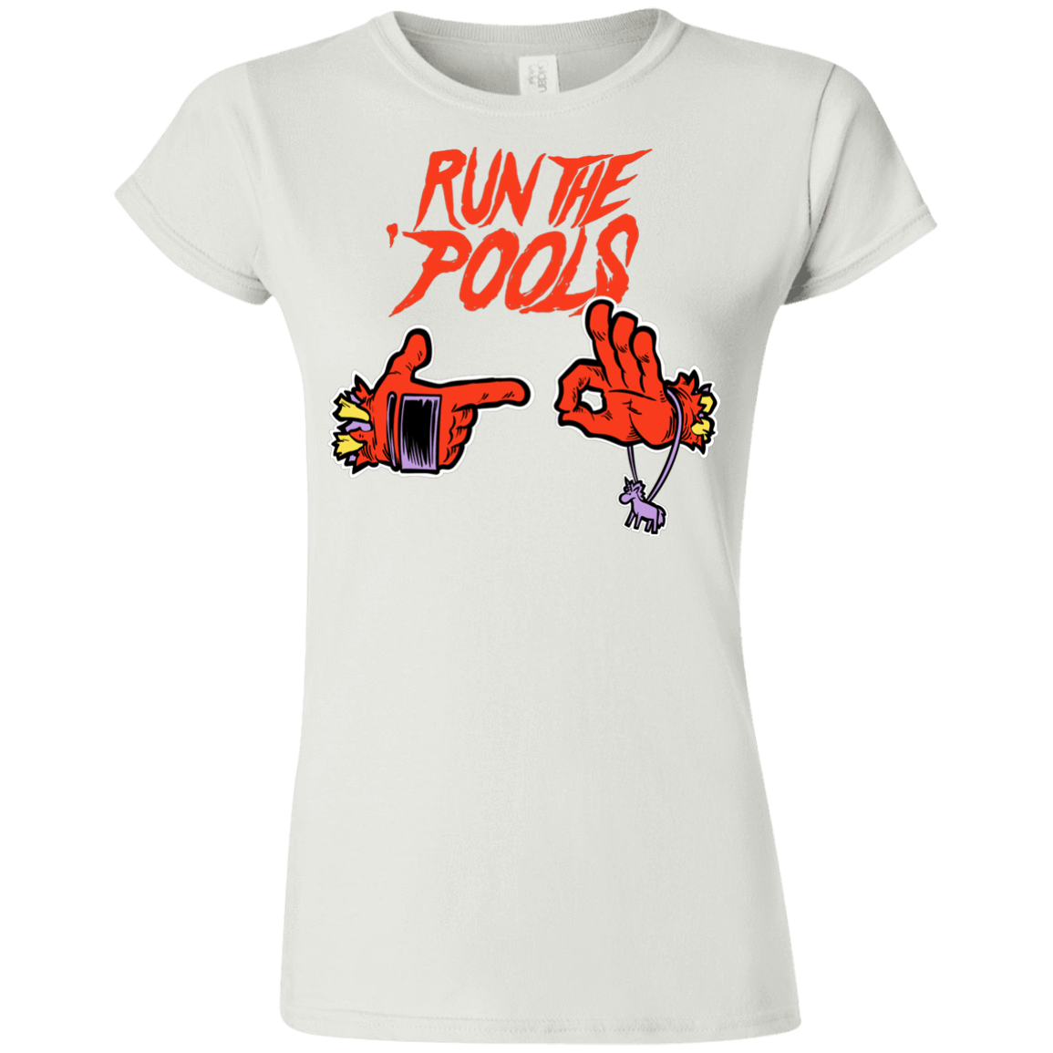 T-Shirts White / S Run the Pools Junior Slimmer-Fit T-Shirt