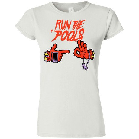 T-Shirts White / S Run the Pools Junior Slimmer-Fit T-Shirt