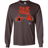 T-Shirts Dark Chocolate / S Run the Pools Men's Long Sleeve T-Shirt