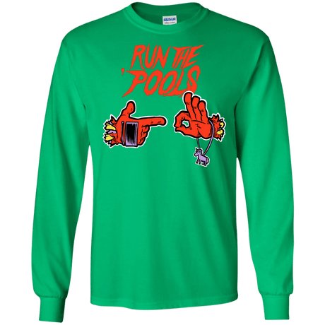 T-Shirts Irish Green / S Run the Pools Men's Long Sleeve T-Shirt