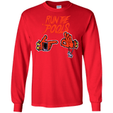 T-Shirts Red / S Run the Pools Men's Long Sleeve T-Shirt