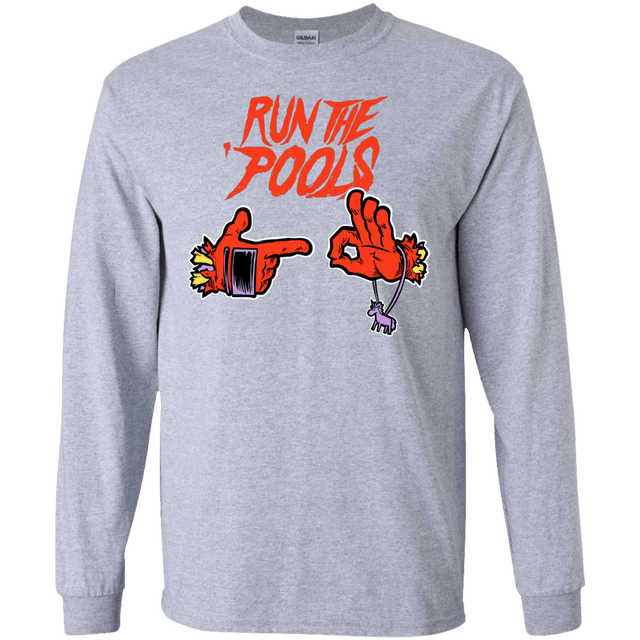 T-Shirts Sport Grey / S Run the Pools Men's Long Sleeve T-Shirt