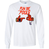 T-Shirts White / S Run the Pools Men's Long Sleeve T-Shirt