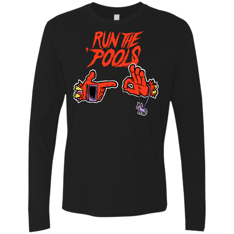 T-Shirts Black / S Run the Pools Men's Premium Long Sleeve