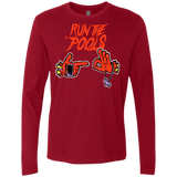 T-Shirts Cardinal / S Run the Pools Men's Premium Long Sleeve