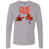 T-Shirts Heather Grey / S Run the Pools Men's Premium Long Sleeve
