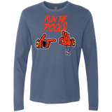 T-Shirts Indigo / S Run the Pools Men's Premium Long Sleeve