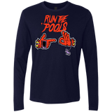 T-Shirts Midnight Navy / S Run the Pools Men's Premium Long Sleeve