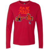 T-Shirts Red / S Run the Pools Men's Premium Long Sleeve