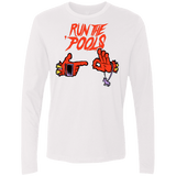 T-Shirts White / S Run the Pools Men's Premium Long Sleeve
