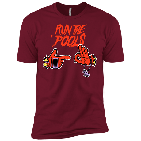 T-Shirts Cardinal / X-Small Run the Pools Men's Premium T-Shirt