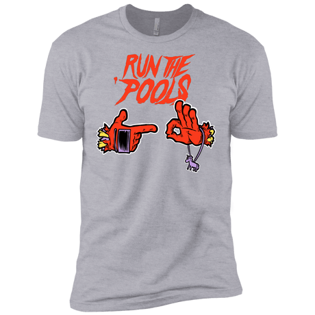 T-Shirts Heather Grey / X-Small Run the Pools Men's Premium T-Shirt