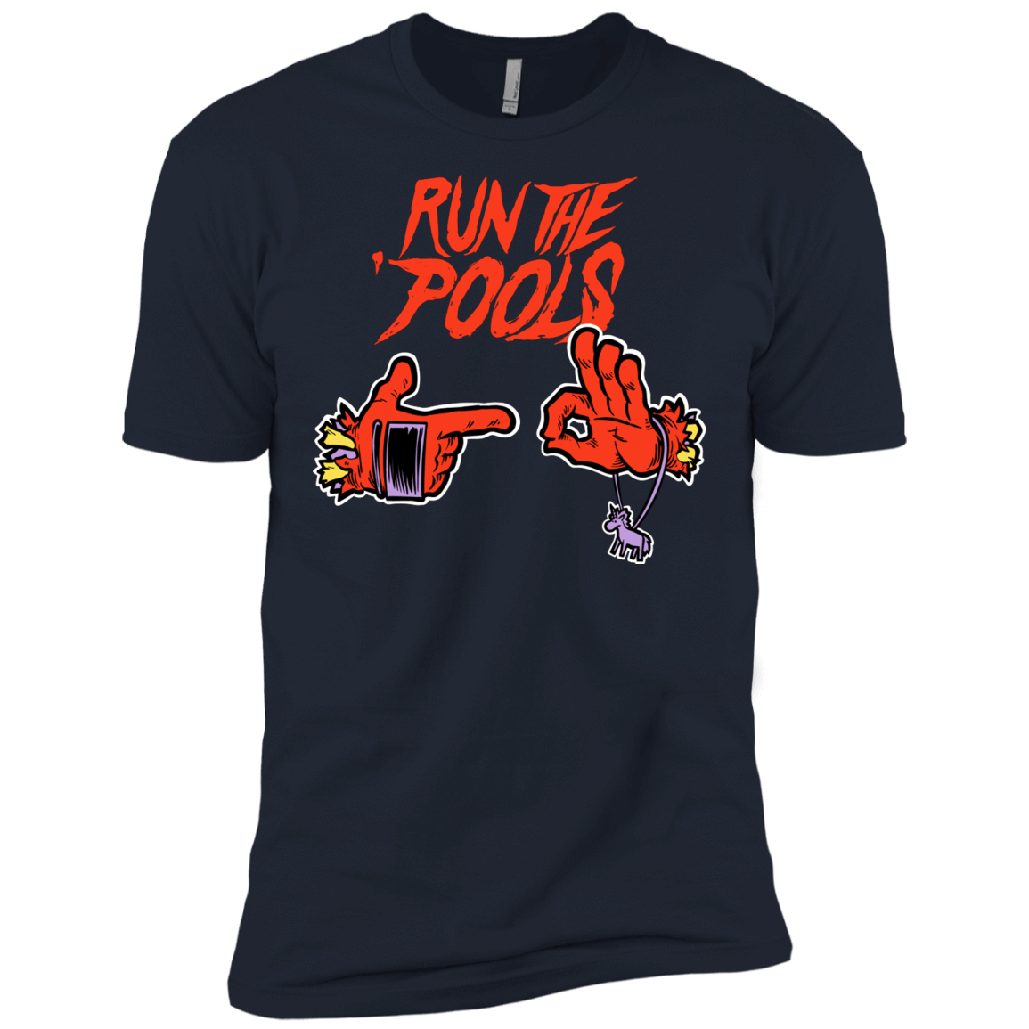 T-Shirts Midnight Navy / X-Small Run the Pools Men's Premium T-Shirt
