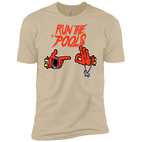 T-Shirts Sand / X-Small Run the Pools Men's Premium T-Shirt