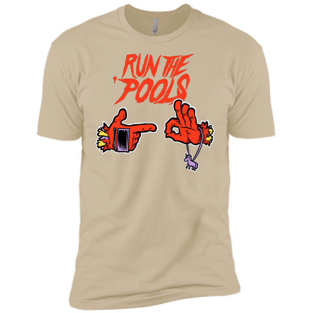 T-Shirts Sand / X-Small Run the Pools Men's Premium T-Shirt