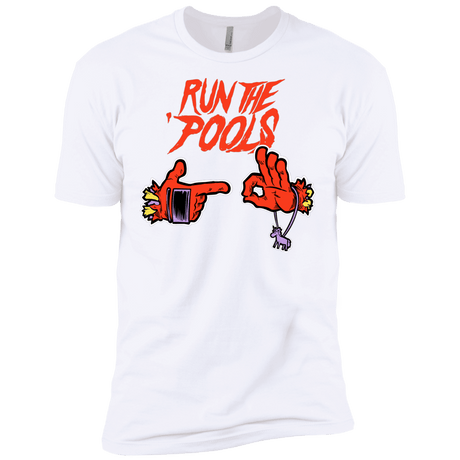 T-Shirts White / X-Small Run the Pools Men's Premium T-Shirt