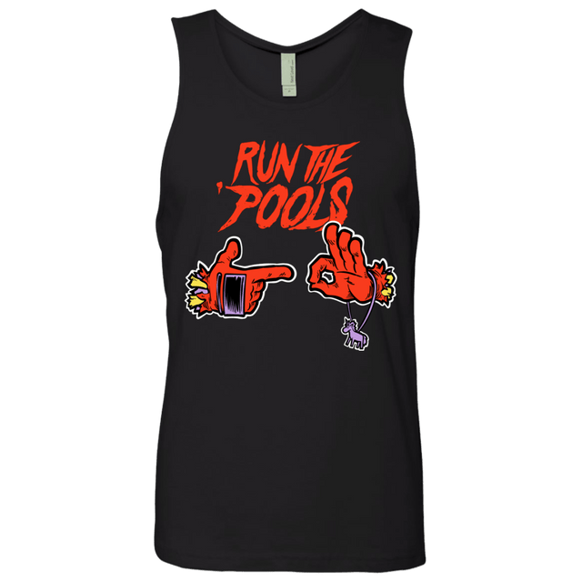 T-Shirts Black / S Run the Pools Men's Premium Tank Top