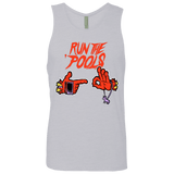 T-Shirts Heather Grey / S Run the Pools Men's Premium Tank Top