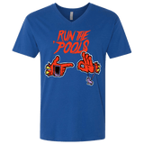 T-Shirts Royal / X-Small Run the Pools Men's Premium V-Neck