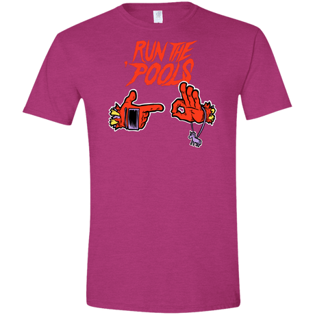 T-Shirts Antique Heliconia / S Run the Pools Men's Semi-Fitted Softstyle