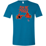 T-Shirts Antique Sapphire / S Run the Pools Men's Semi-Fitted Softstyle