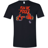 T-Shirts Black / X-Small Run the Pools Men's Semi-Fitted Softstyle