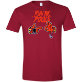 T-Shirts Cardinal Red / S Run the Pools Men's Semi-Fitted Softstyle