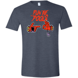 T-Shirts Heather Navy / S Run the Pools Men's Semi-Fitted Softstyle