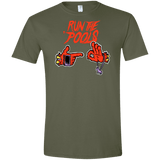 T-Shirts Military Green / S Run the Pools Men's Semi-Fitted Softstyle