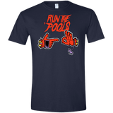 T-Shirts Navy / X-Small Run the Pools Men's Semi-Fitted Softstyle