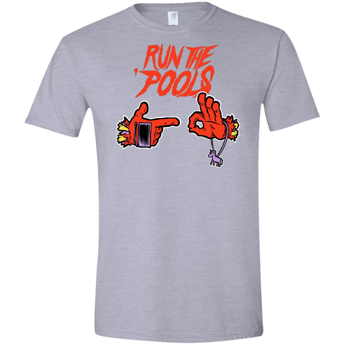 T-Shirts Sport Grey / X-Small Run the Pools Men's Semi-Fitted Softstyle