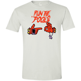 T-Shirts White / X-Small Run the Pools Men's Semi-Fitted Softstyle