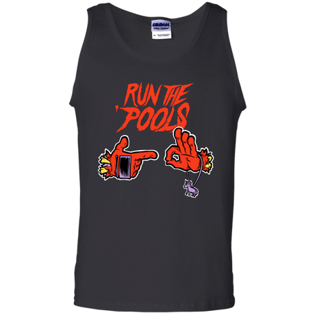 T-Shirts Black / S Run the Pools Men's Tank Top