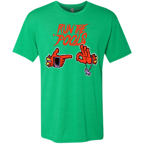 T-Shirts Envy / S Run the Pools Men's Triblend T-Shirt