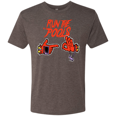 T-Shirts Macchiato / S Run the Pools Men's Triblend T-Shirt