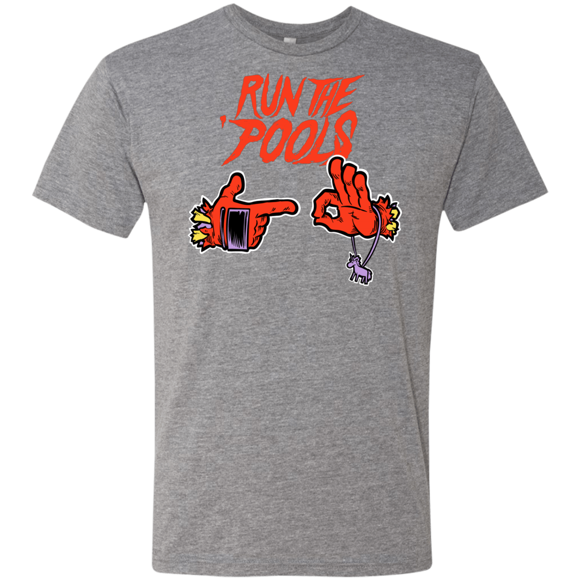 T-Shirts Premium Heather / S Run the Pools Men's Triblend T-Shirt