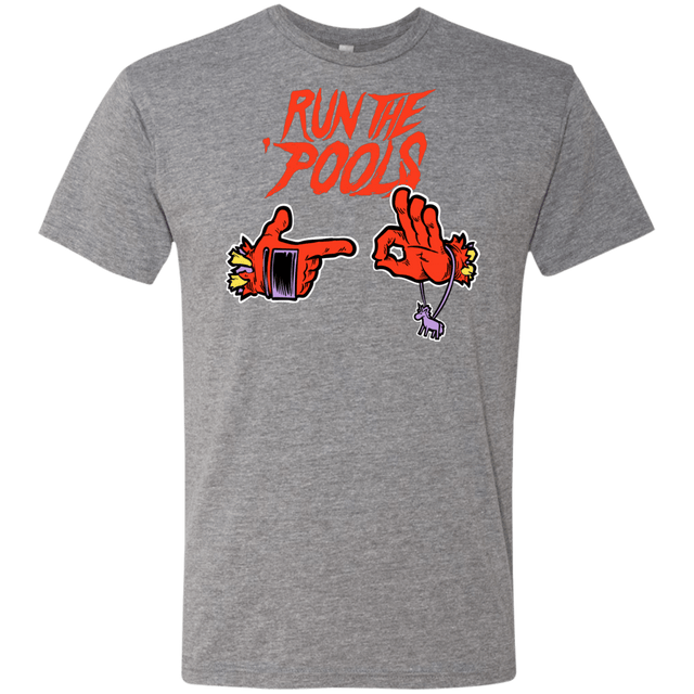 T-Shirts Premium Heather / S Run the Pools Men's Triblend T-Shirt