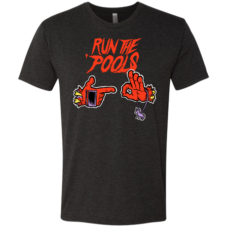 T-Shirts Vintage Black / S Run the Pools Men's Triblend T-Shirt