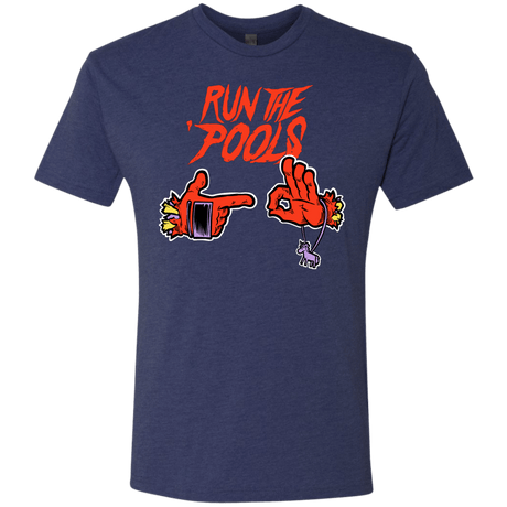 T-Shirts Vintage Navy / S Run the Pools Men's Triblend T-Shirt