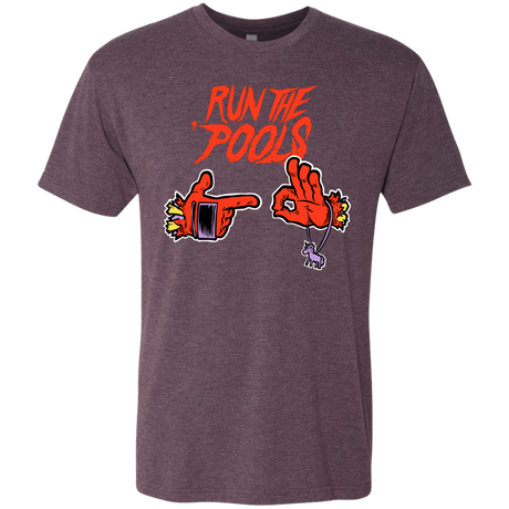 T-Shirts Vintage Purple / S Run the Pools Men's Triblend T-Shirt