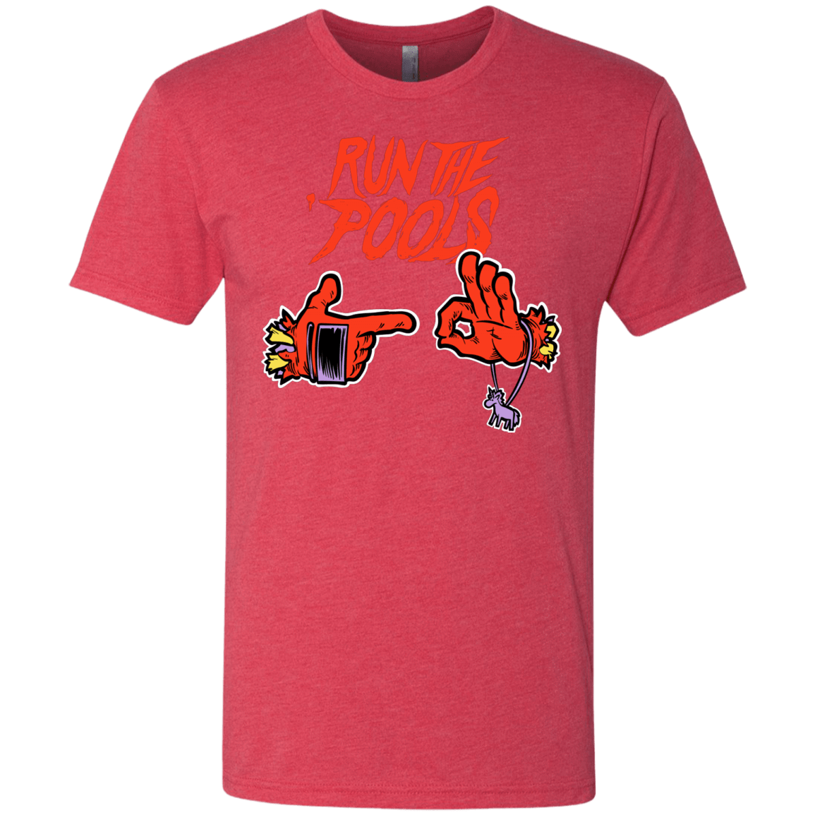 T-Shirts Vintage Red / S Run the Pools Men's Triblend T-Shirt