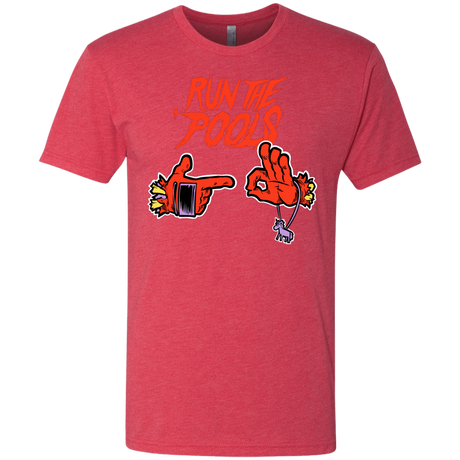 T-Shirts Vintage Red / S Run the Pools Men's Triblend T-Shirt