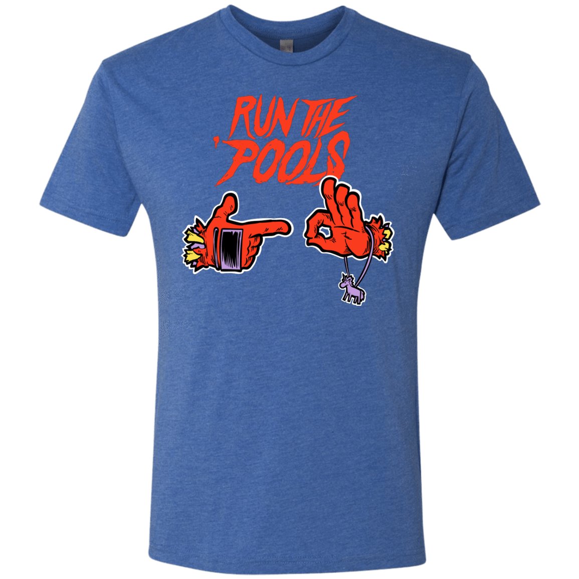 T-Shirts Vintage Royal / S Run the Pools Men's Triblend T-Shirt