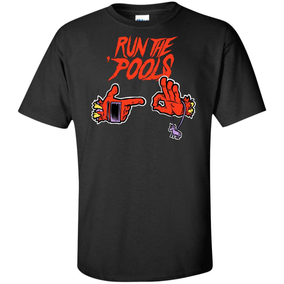 T-Shirts Black / XLT Run the Pools Tall T-Shirt