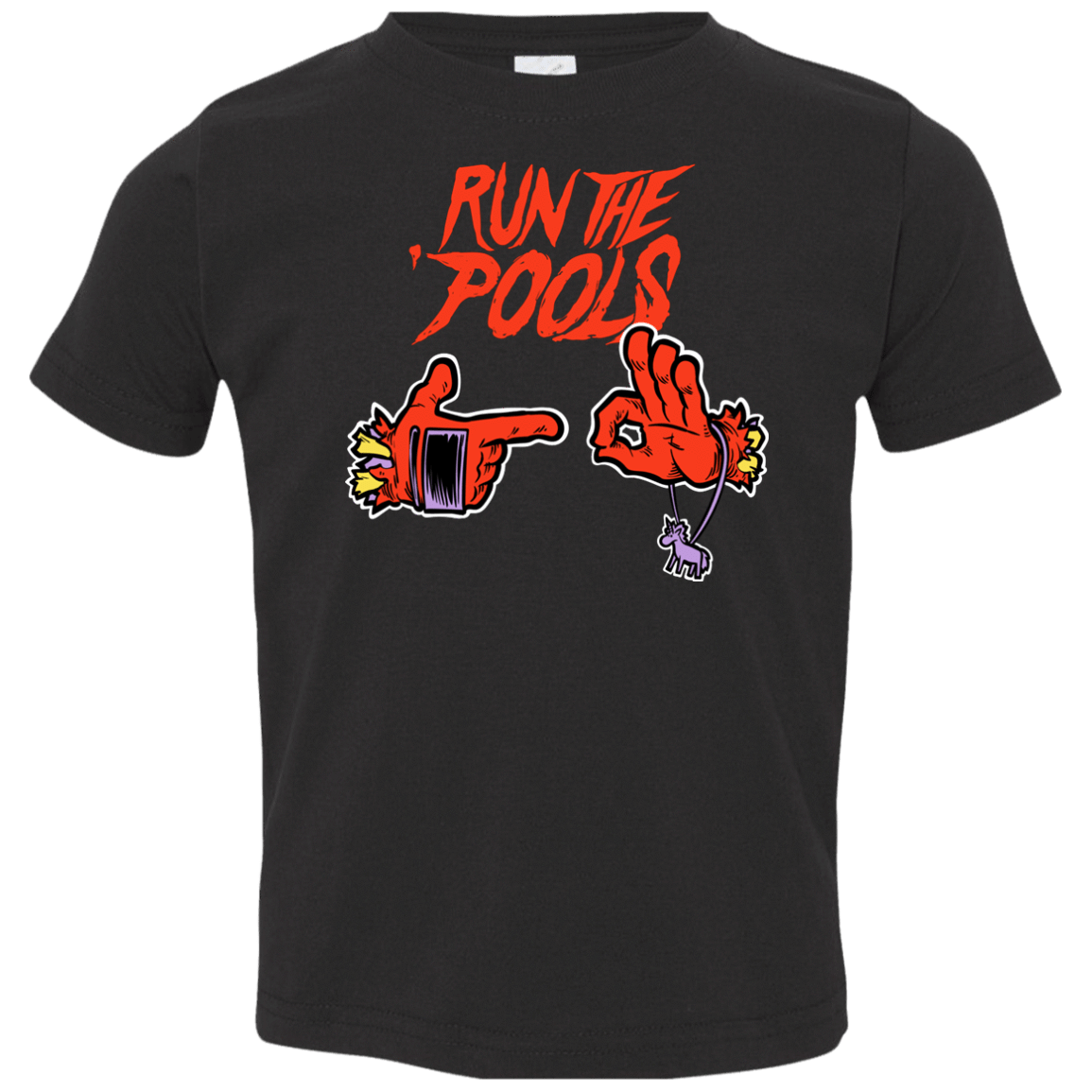 T-Shirts Black / 2T Run the Pools Toddler Premium T-Shirt