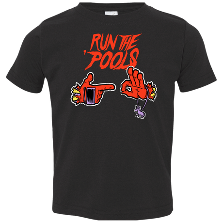 T-Shirts Black / 2T Run the Pools Toddler Premium T-Shirt