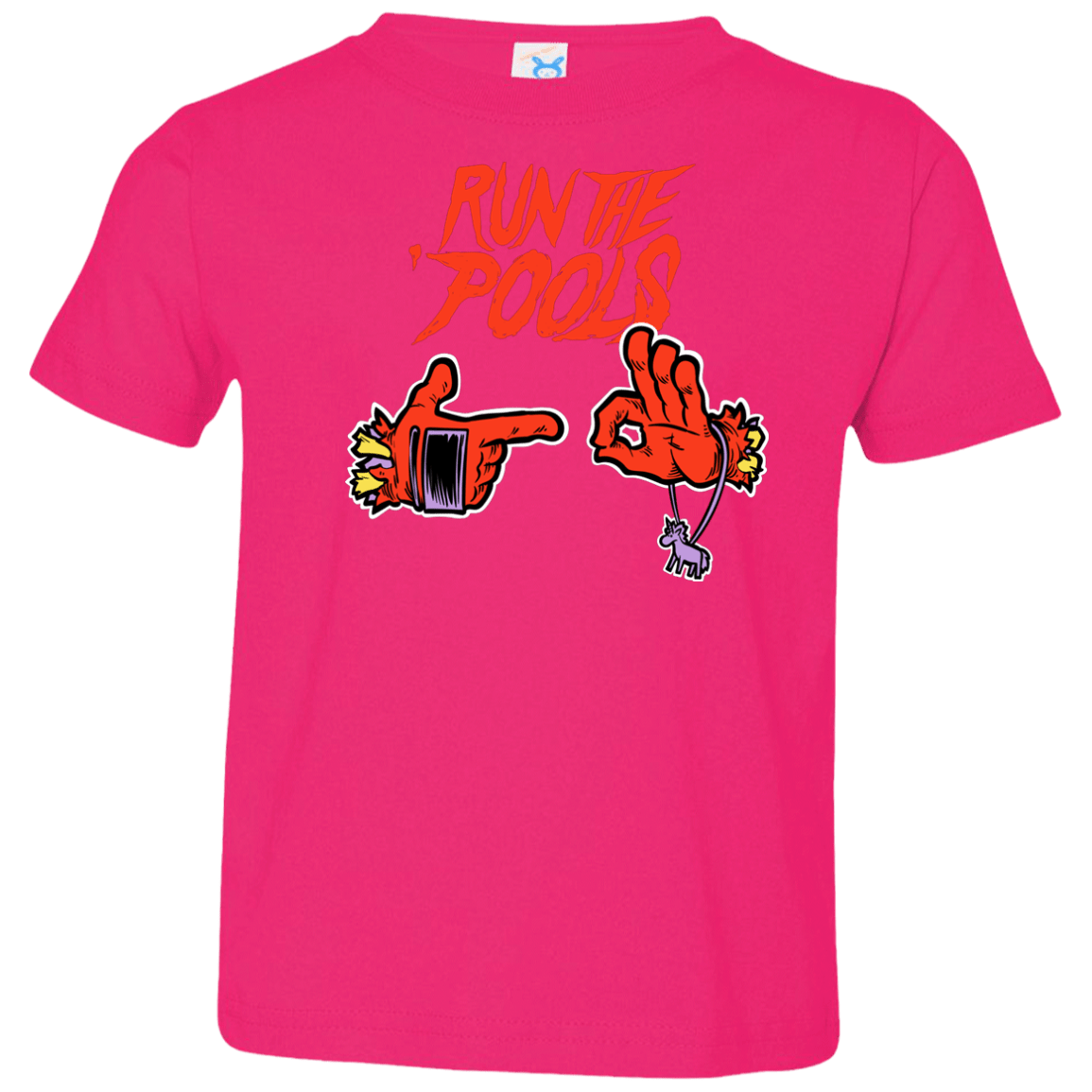 T-Shirts Hot Pink / 2T Run the Pools Toddler Premium T-Shirt