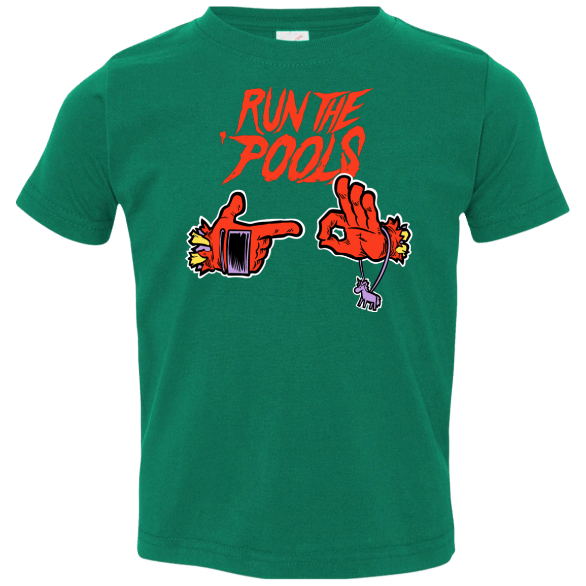 T-Shirts Kelly / 2T Run the Pools Toddler Premium T-Shirt